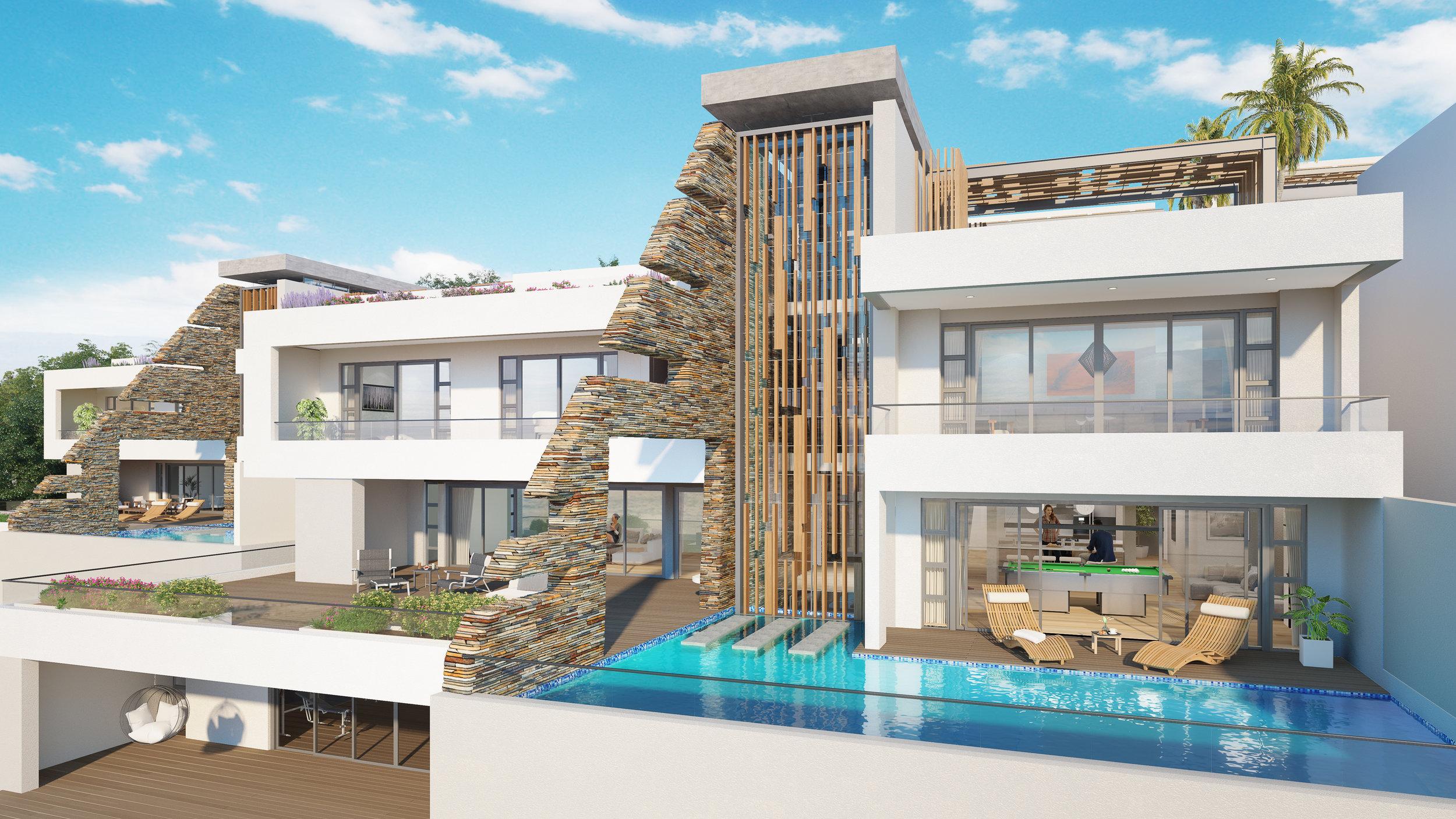 3,4 And 5 Bedroom  Villas 
